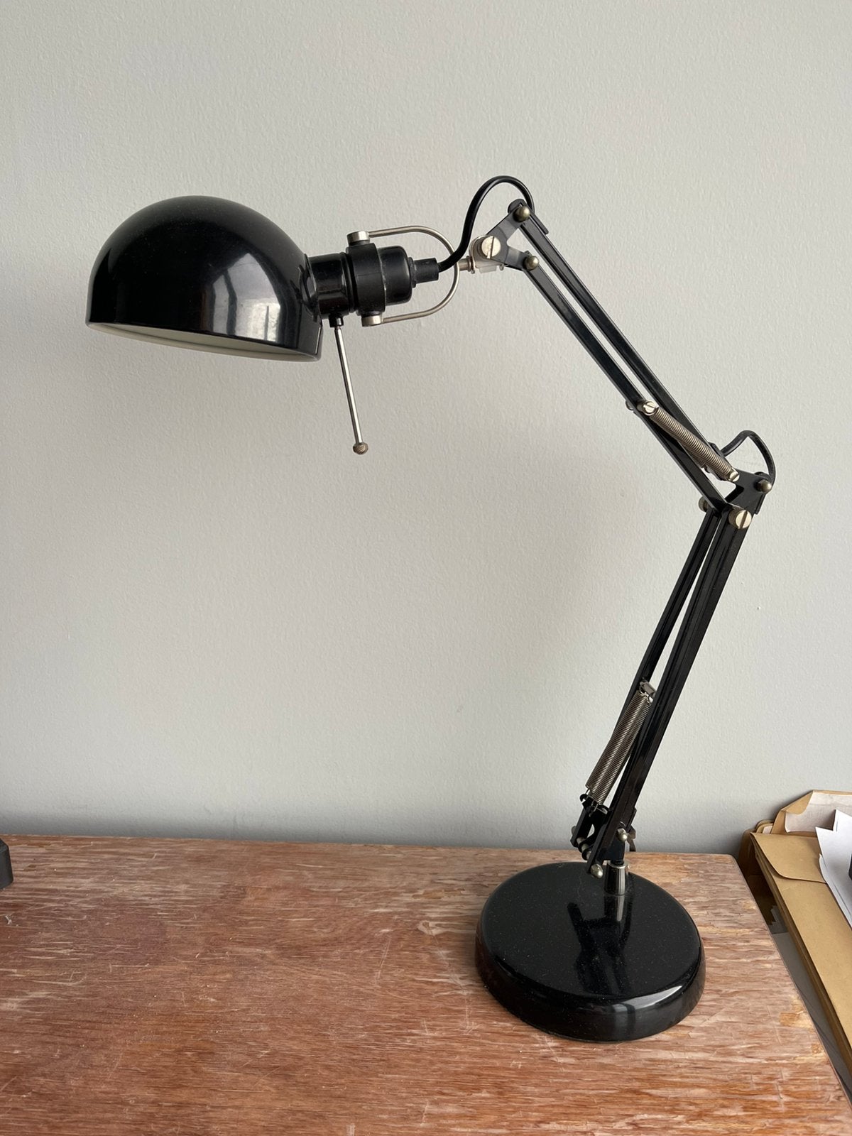 IKEA FORSA bureaulamp - zwart IKEA FORSA desk lamp - black, Ophalen, Bureaulamp, Zo goed als nieuw, Zwart