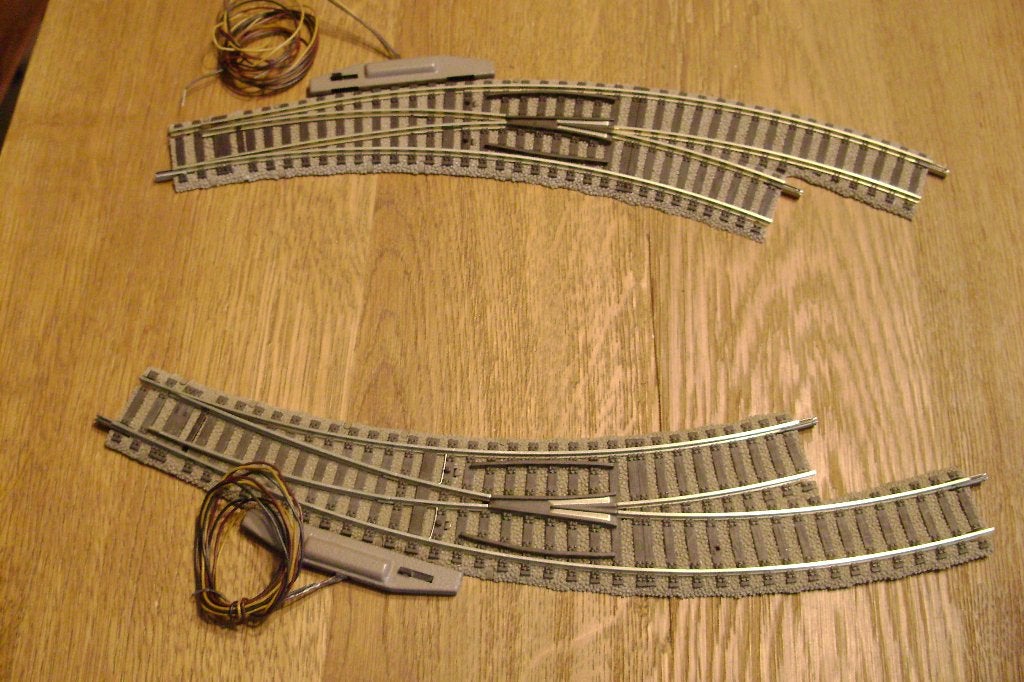 Fleischmann H0 6142 L+R met aandrijving, Gebruikt, Gelijkstroom, Fleischmann, Rails