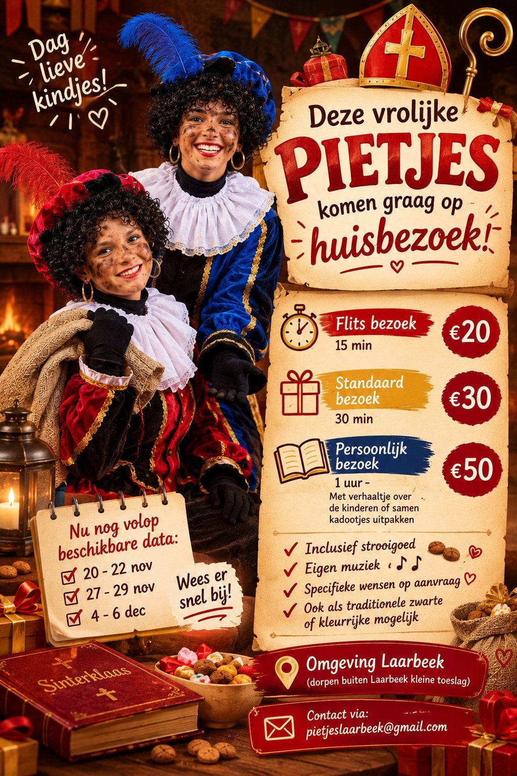 Gezellig Pieten huisbezoek!, Ophalen, Zo goed als nieuw