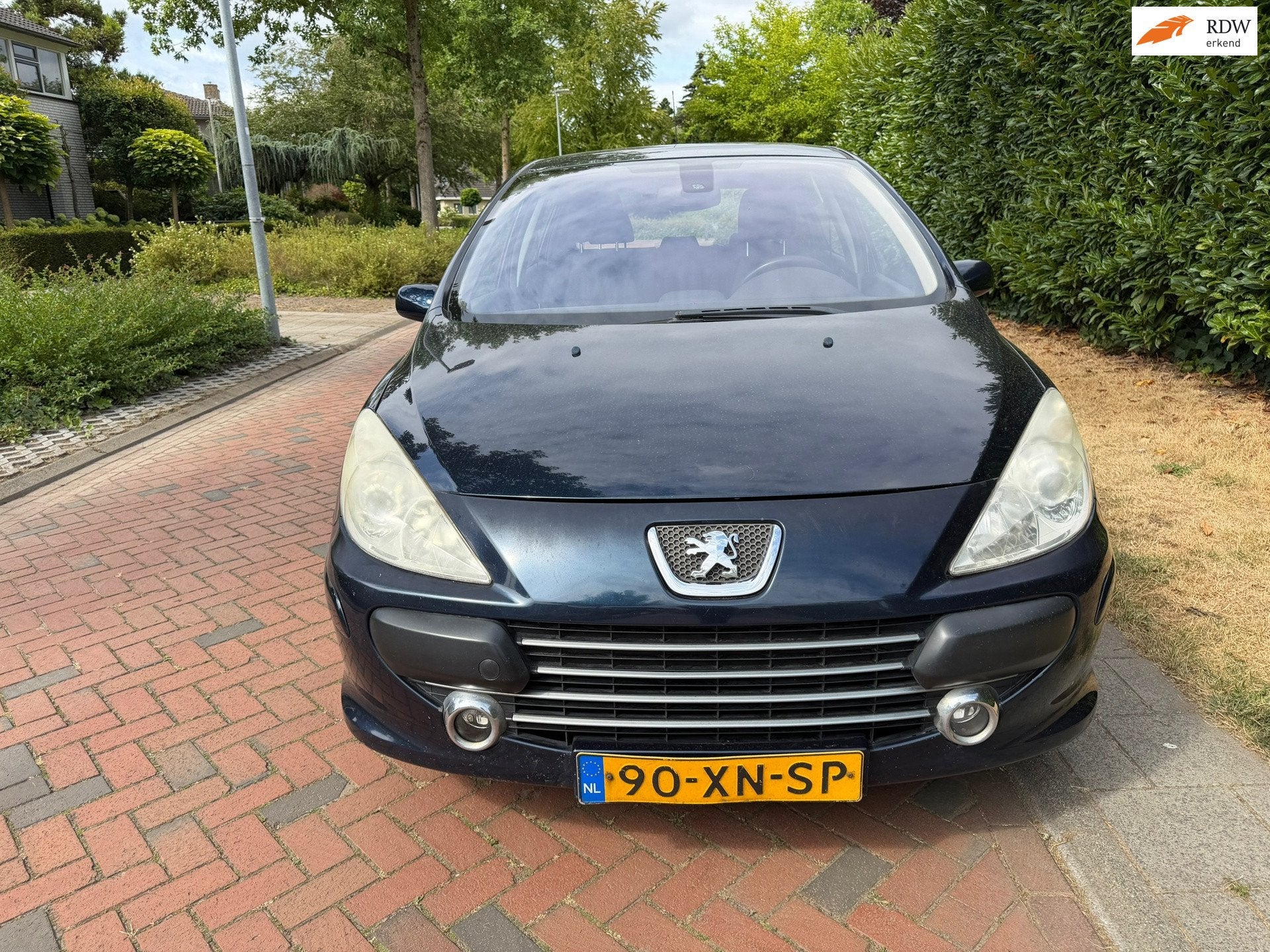 Peugeot 307 1.4-16V Premium, Airco, APK 16-07-2027., Voorwielaandrijving, 15 km/l, 4 cilinders, Blauw
