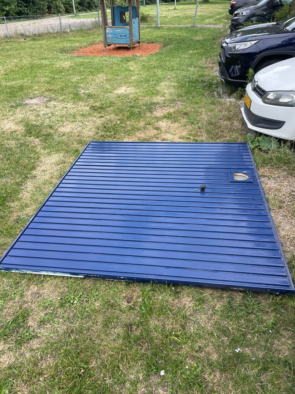 Gratis garagedeur (ijzer) af te halen, Ophalen, Zo goed als nieuw