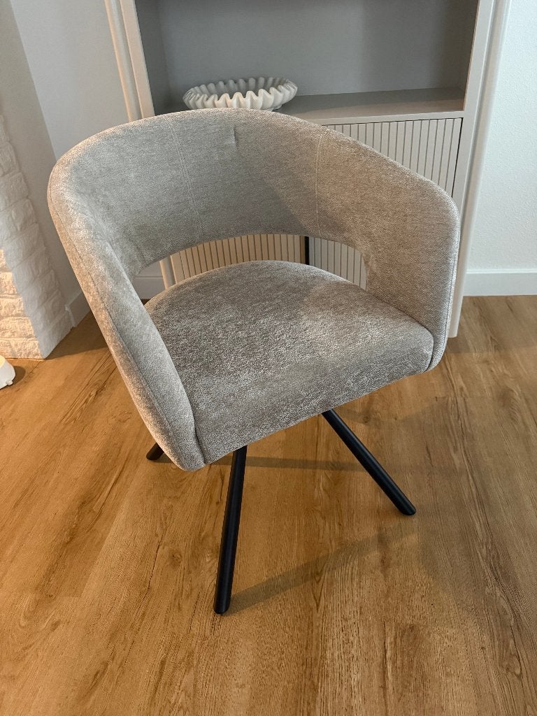 Nieuwe Deens ovale eettafel met marmer look blad, Huis en Inrichting, 50 tot 100 cm, Vijf personen of meer, Rechthoekig, Ophalen