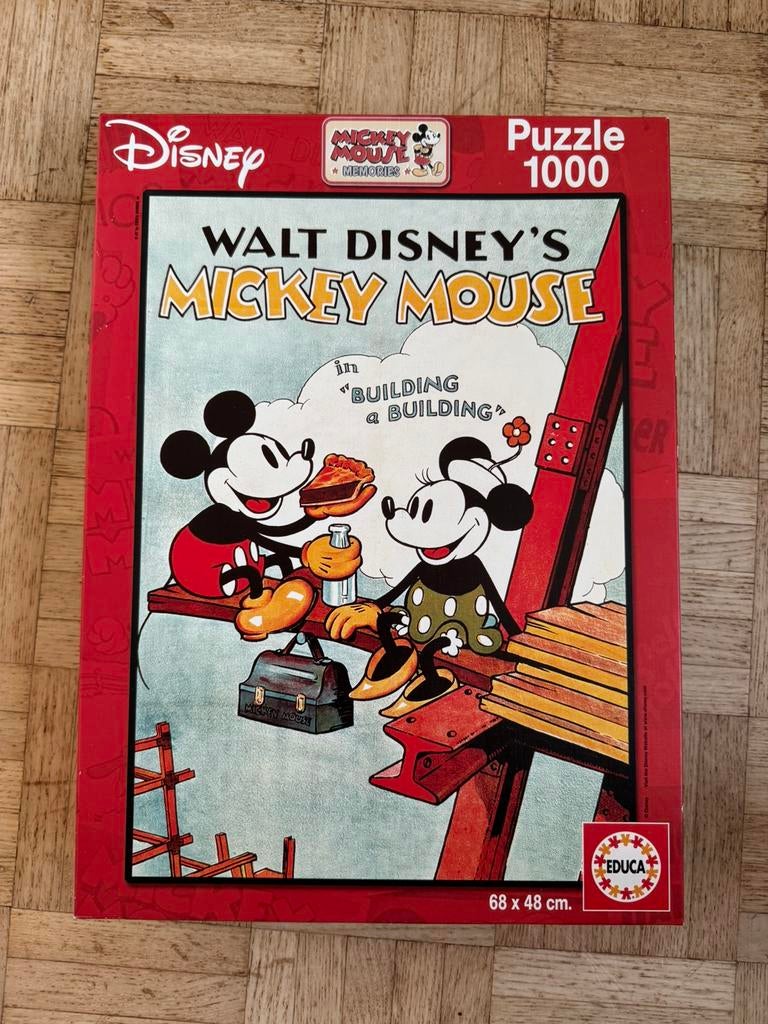 Walt Disney’s Mickey Mouse puzzel 1000 stukjes compleet, Verzamelen, Disney, Ophalen of Verzenden, Zo goed als nieuw