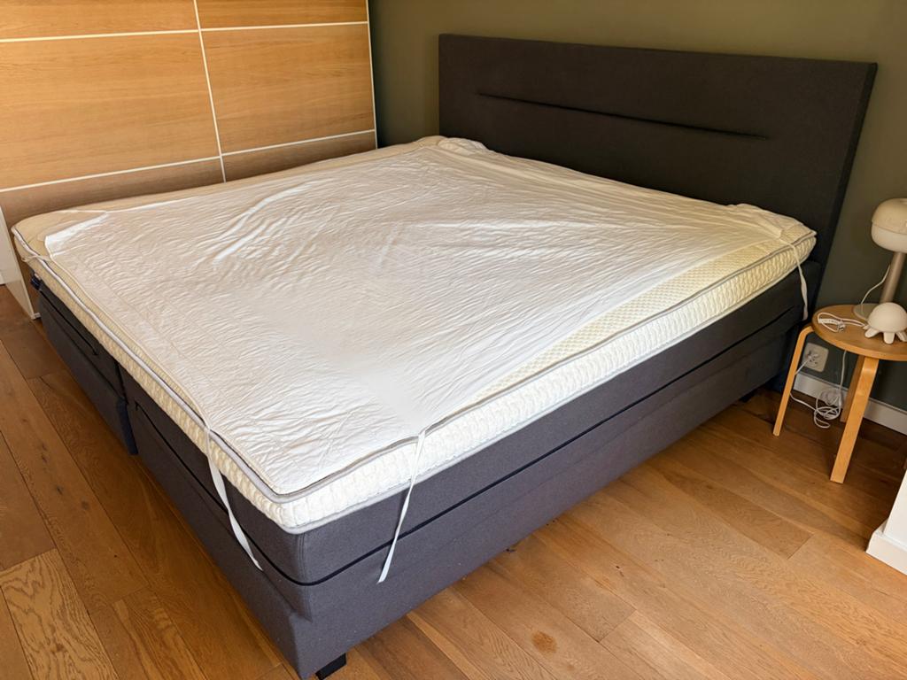 Swiss Sense Boxspring 200x200cm - Comfortabel & Ruim, Gebruikt, Tweepersoons, Ophalen of Verzenden, Overige maten