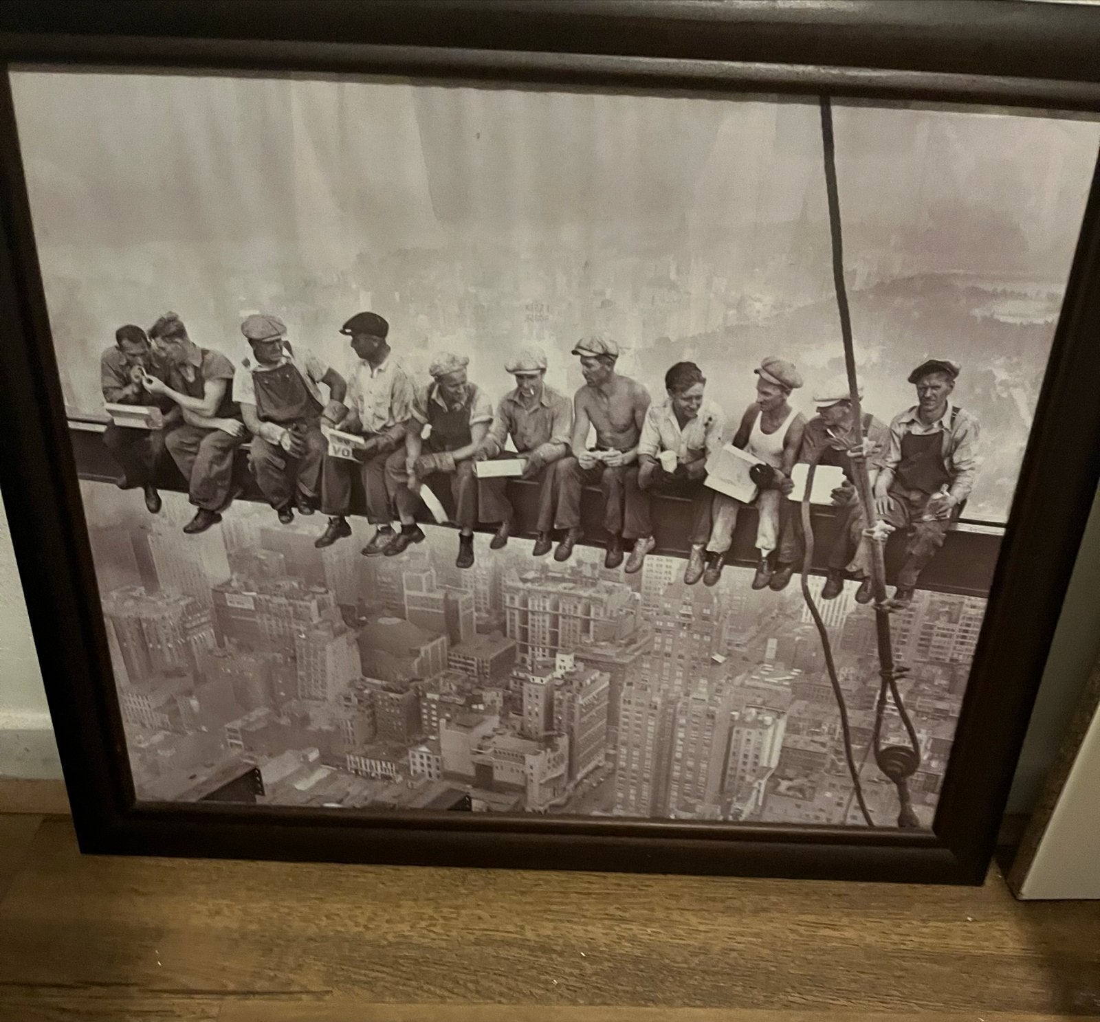 Ingelijste print 'Lunch atop a Skyscraper' (1932), Ophalen of Verzenden