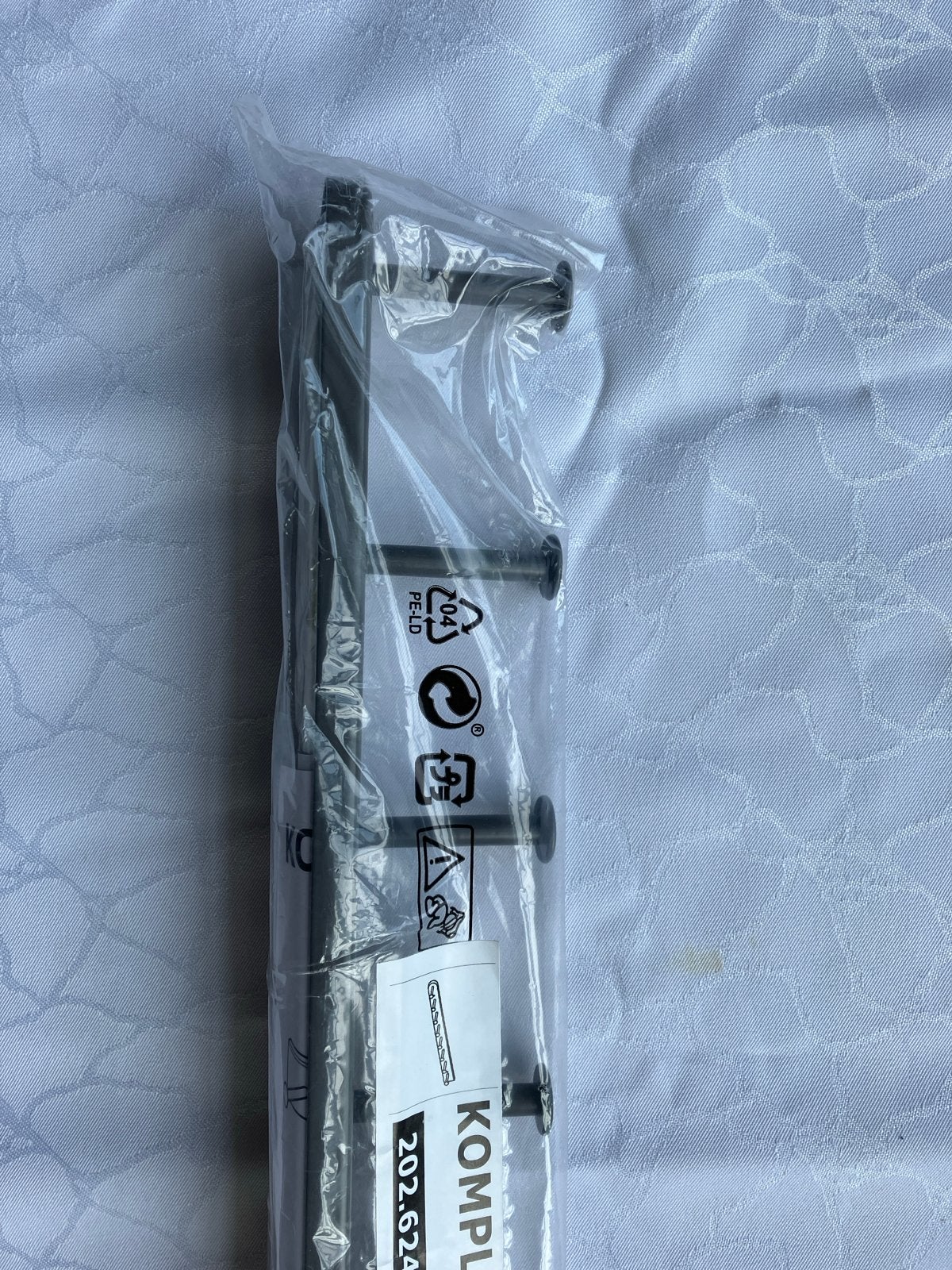 IKEA Komplement uitschuifbare multihanger 58 cm grijs, Ophalen of Verzenden, Nieuw, Metaal, Volwassenen