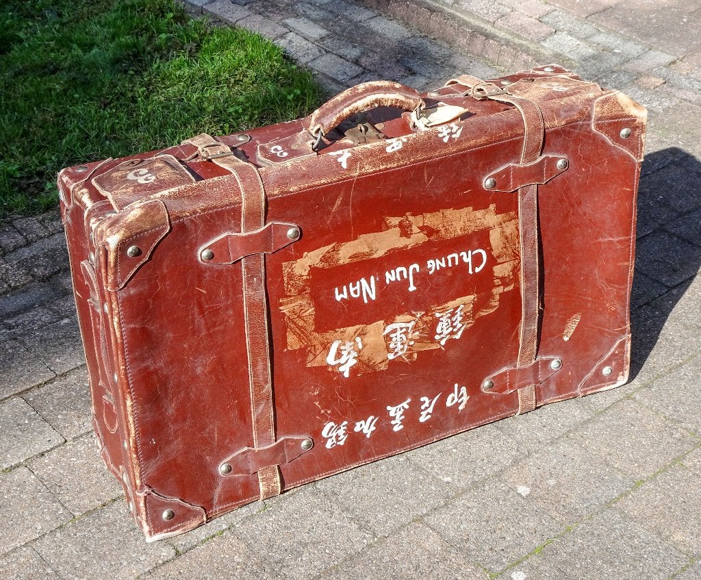 Grote antieke Chinese koffer, Ophalen