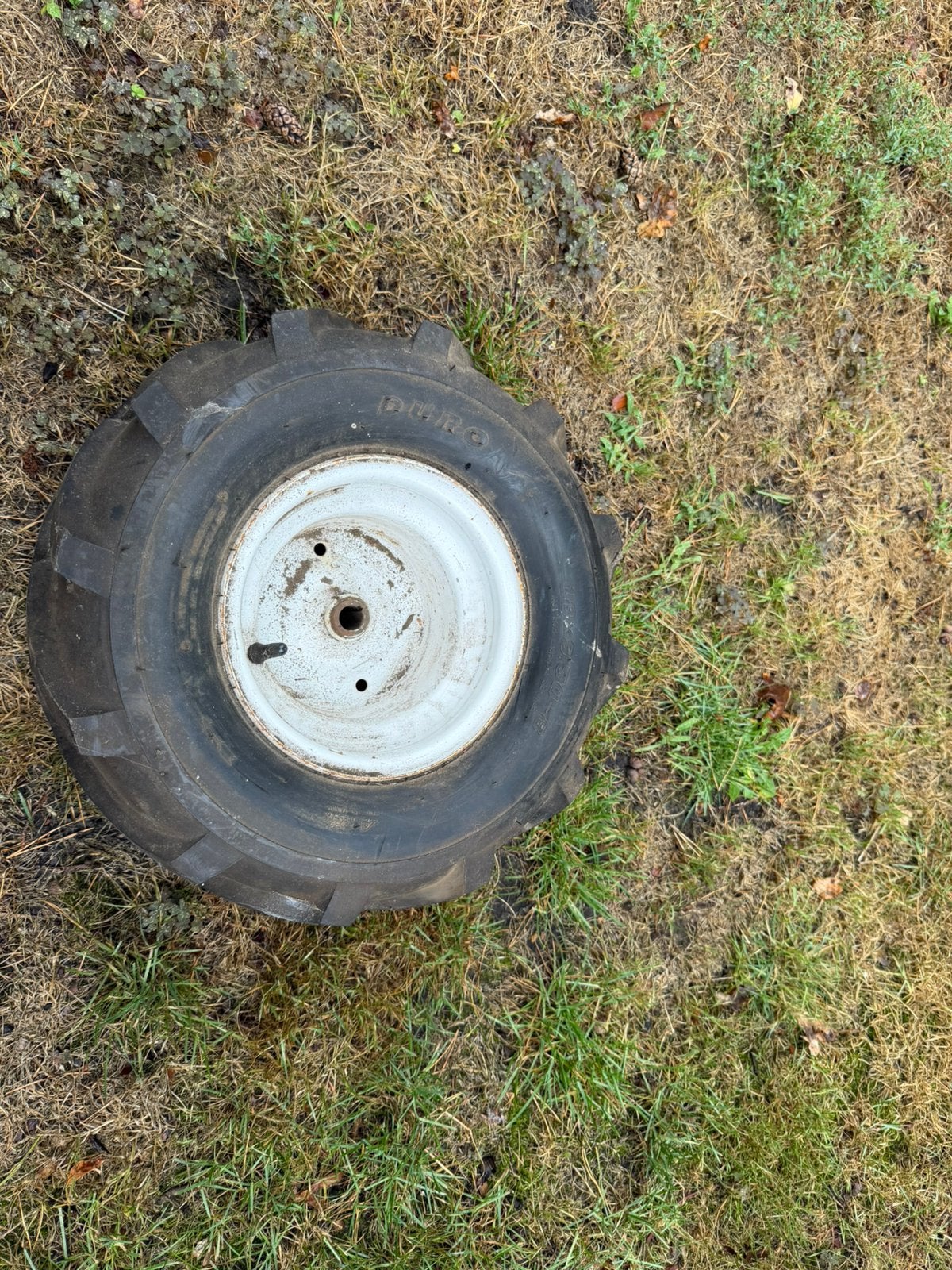 Duro terreinband 18x9.50-8 op velg – goed profiel, Tuin en Terras, Ophalen, Zo goed als nieuw