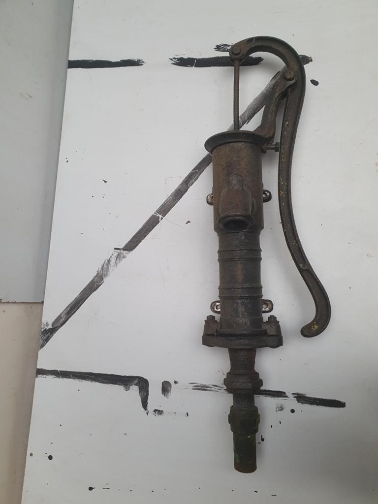 Antieke sier waterpomp, Ophalen of Verzenden, Handmatig, Overige typen