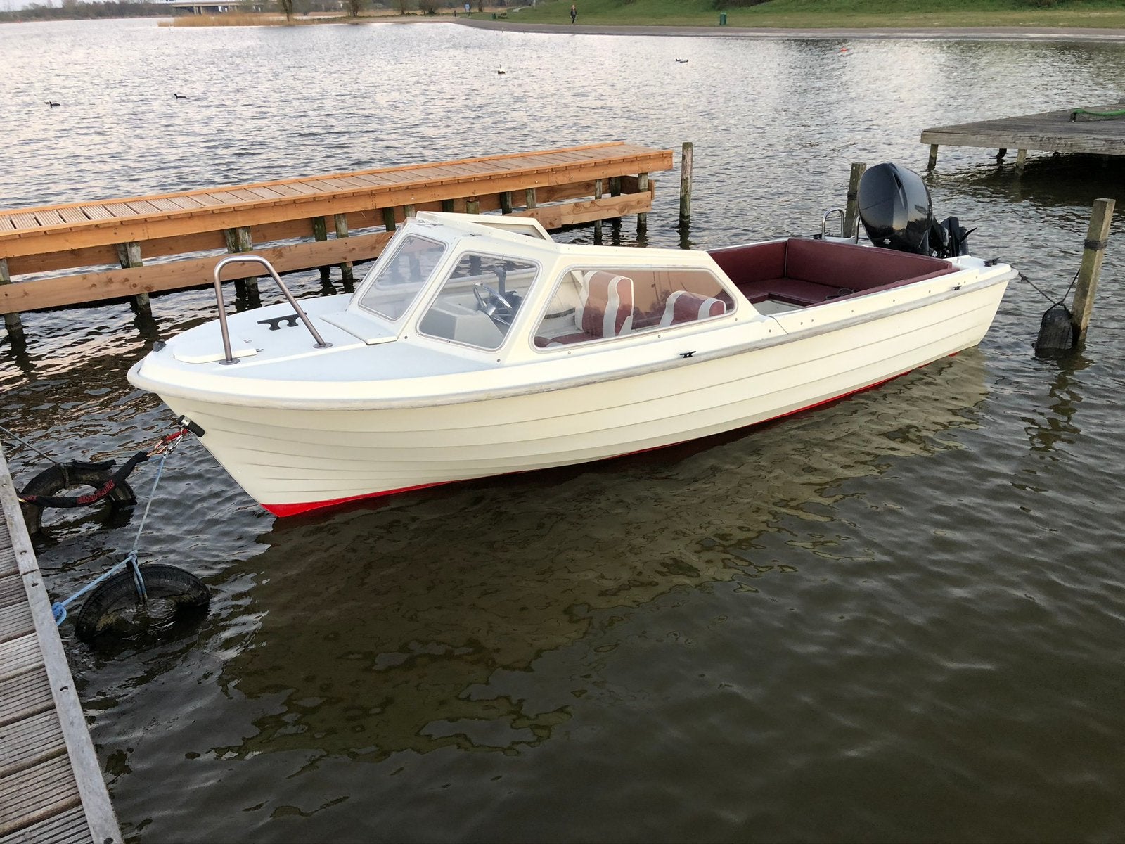 Mooie Rana 17 + 60 pk 4-takt Suzuki + FREEWHEEL boottrailer, Watersport en Boten, Speedboten, Ophalen, 60 pk, 5 m, Zo goed als nieuw