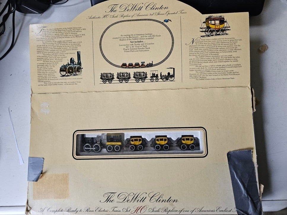 Modeltrein Ho Bachmann treinset - DeWitt Clinton, Hobby en Vrije tijd, Ophalen of Verzenden, Gebruikt, Treinset, Bachmann