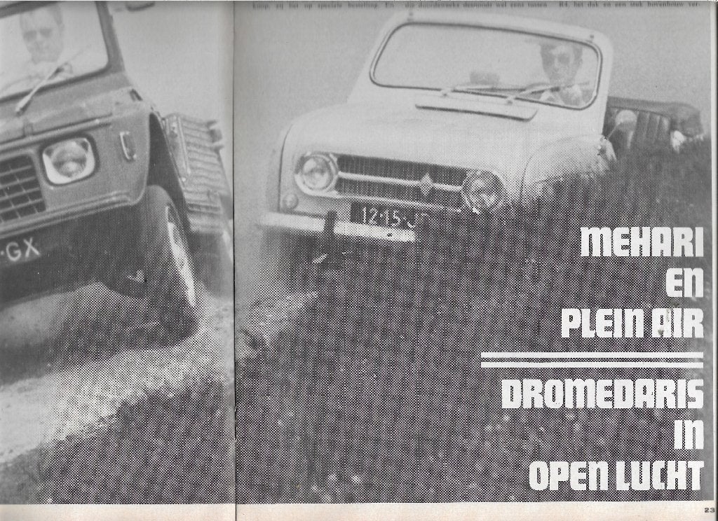 Duotest Citroën MEHARI en Renault PLEIN-AIR, Autovisie 1969., Boeken, Nieuw, Ophalen of Verzenden, Autovisie, Citroën