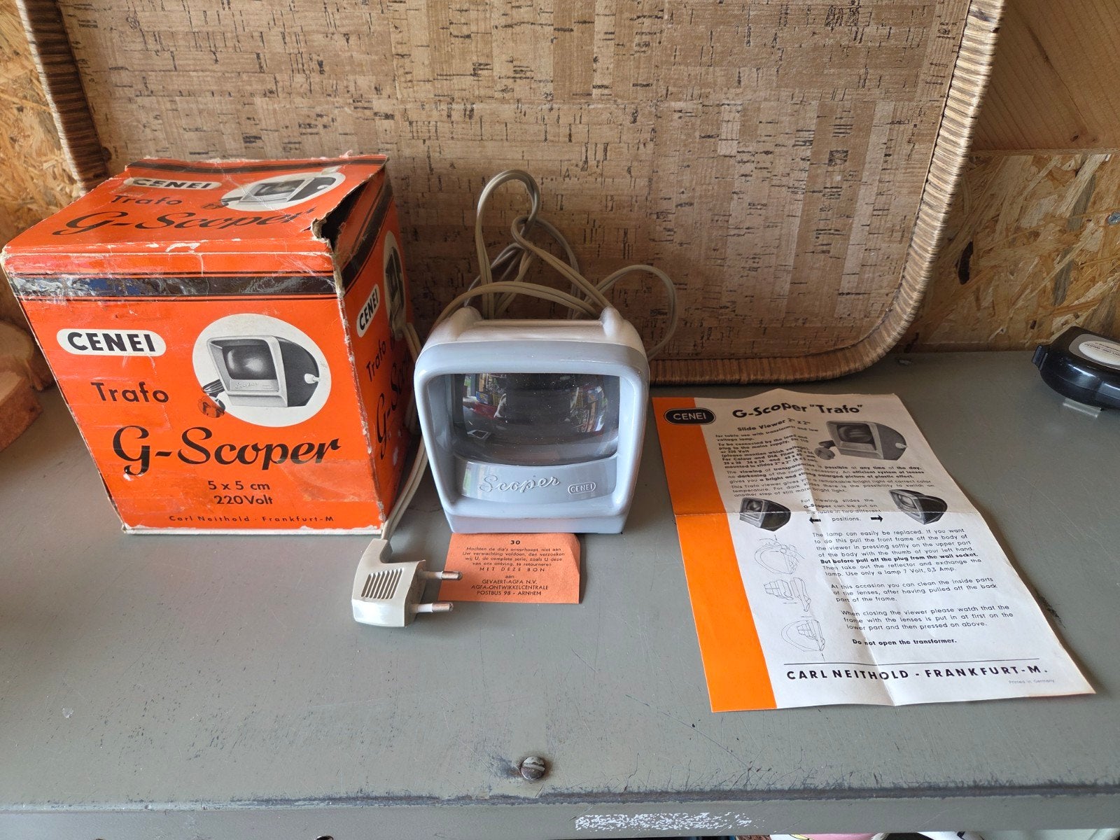 vintage retro Cenei G-Scoper Trafo, Ophalen, 1940 tot 1960