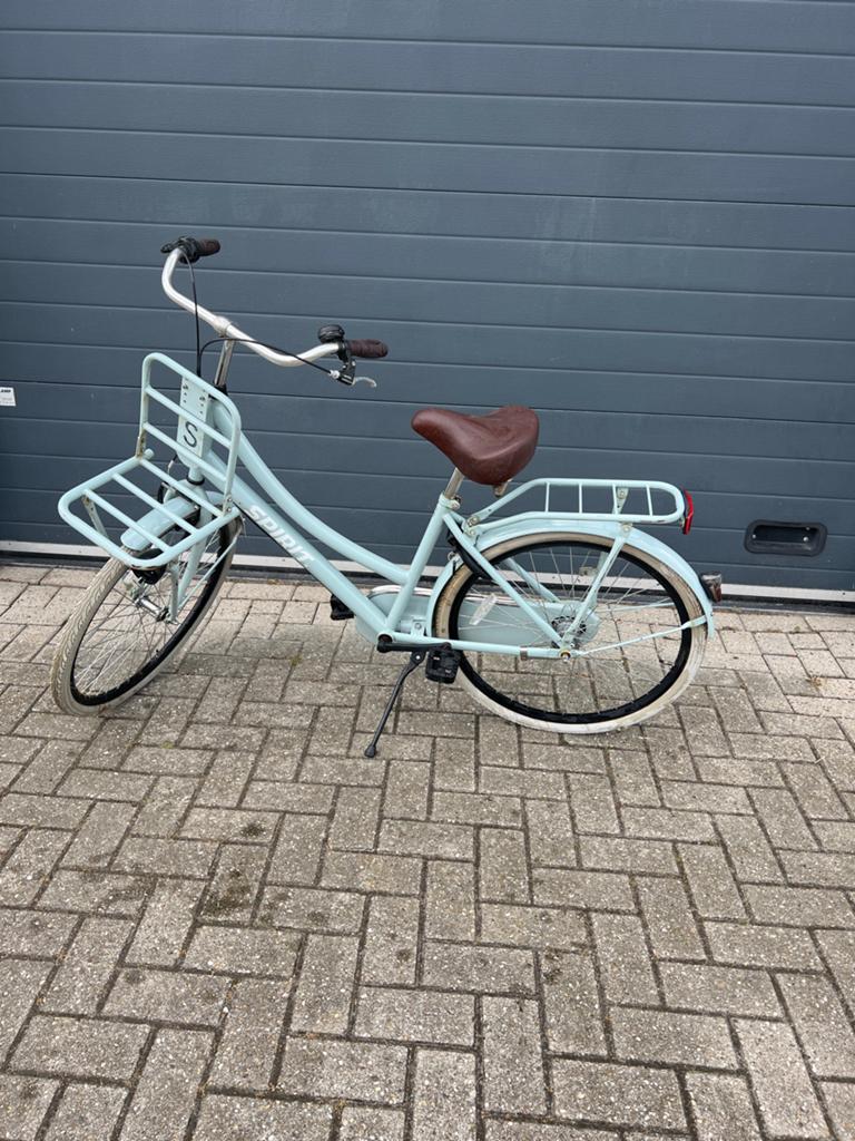 Spirit transportfiets damesfiets - Lichtblauw, Terugtraprem, 50 tot 53 cm, Ophalen, Overige merken