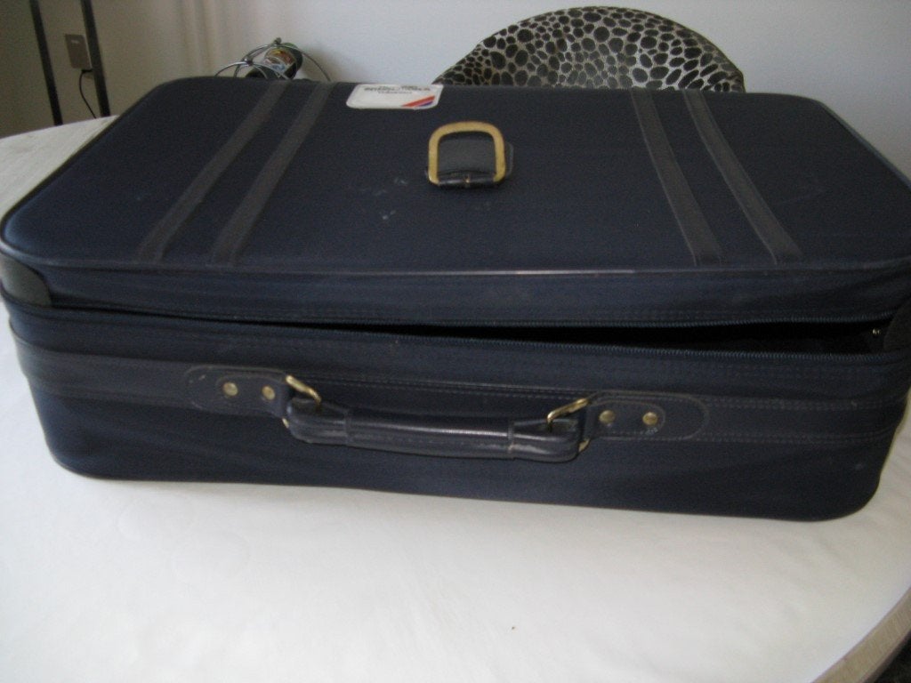 Koffer z.g.a.n., Sieraden, Tassen en Uiterlijk, Zo goed als nieuw, Zacht kunststof, 35 tot 45 cm, Ophalen