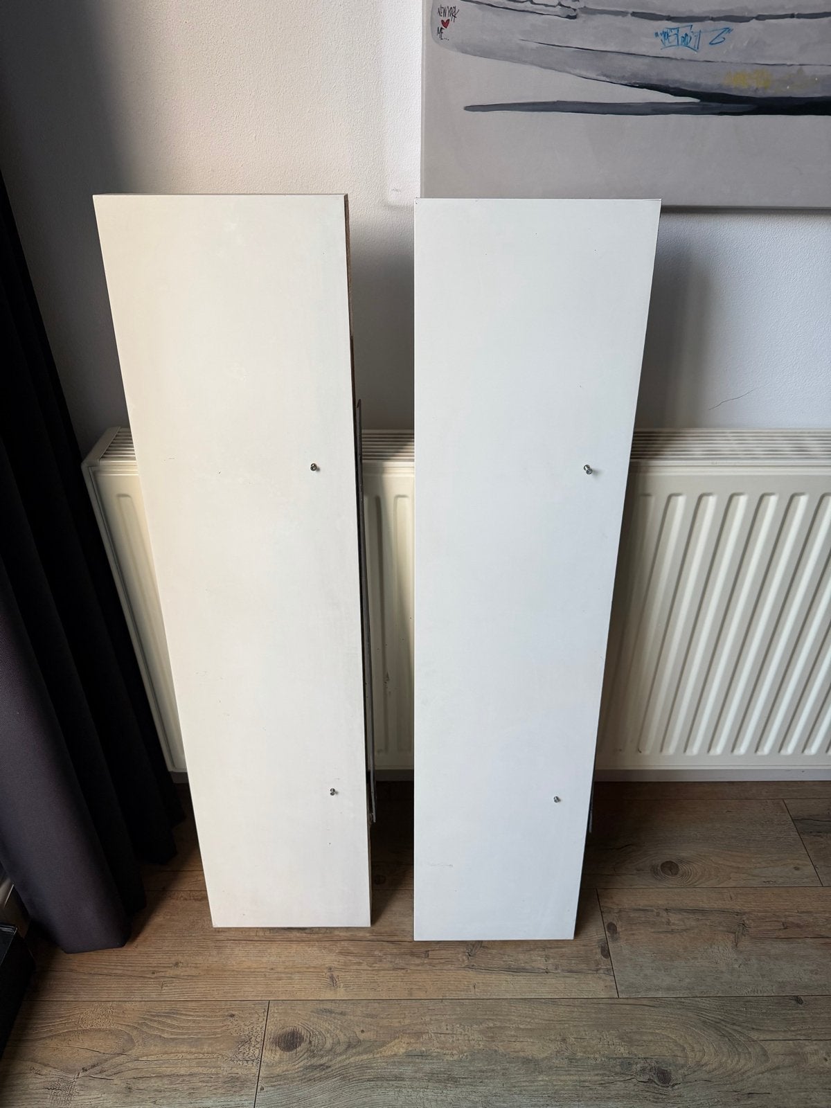 2 IKEA LACK wandplanken wit 110x26 cm, Ophalen, Gebruikt