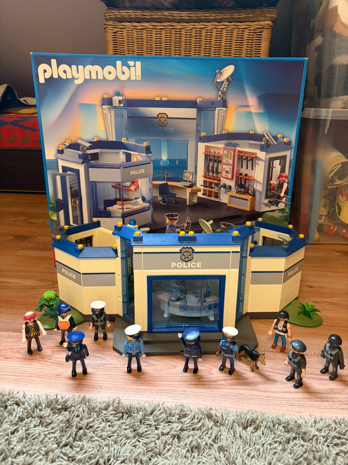Playmobile set 4264 compleet politiebureau, Gebouw, Complete set, Ophalen of Verzenden, Zo goed als nieuw