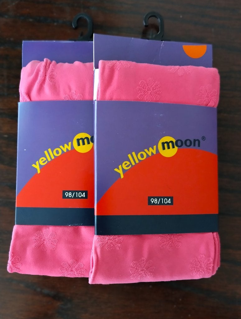 Yellow Moon Kinderpanty, Maat 98-104, Fuchsia 2 paar, Overige typen, Meisje, Nieuw, Ophalen of Verzenden