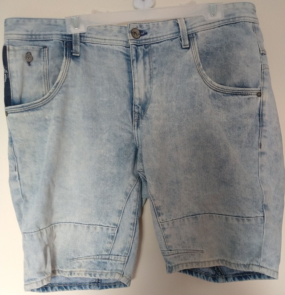 Urban District Denim Shorts, Kleding | Heren, Angelo Litrico, Ophalen of Verzenden, Zo goed als nieuw, Maat 48/50 (M)