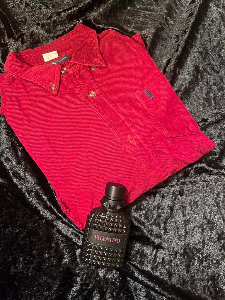 Ralph Lauren Corduroy Overhemd - Maat 38, Ophalen of Verzenden, Zo goed als nieuw, Maat 46 (S) of kleiner, Rood