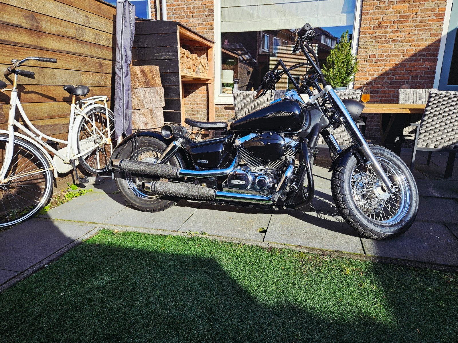 Honda Shadow VT750C - Zwart-Chrome, Motoren, Motoren | Honda, Particulier, Chopper