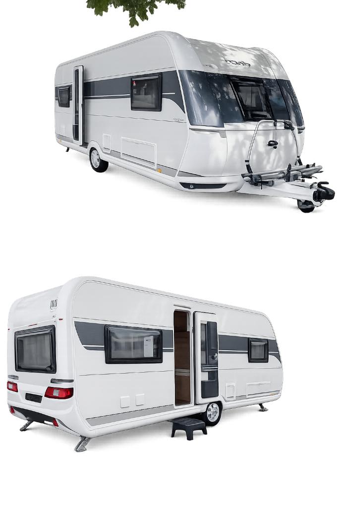 Hobby De Luxe 540 UL 2022, Caravans en Kamperen, Caravans, Rondzit, Hobby, 7 tot 8 meter, Particulier