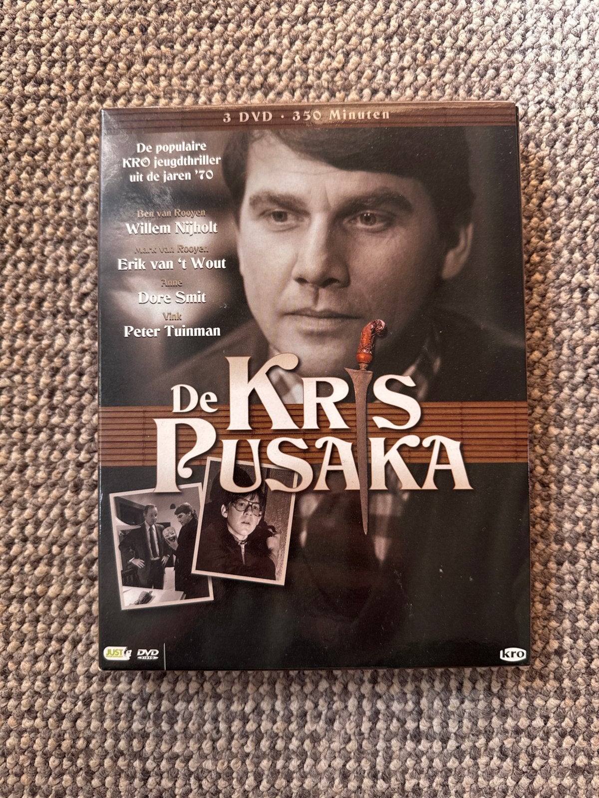 De Kris Pusaka - KRO jeugdthriller uit de jaren '70 (3 DVD), Cd's en Dvd's, Dvd's | Tv en Series, Alle leeftijden, Overige genres