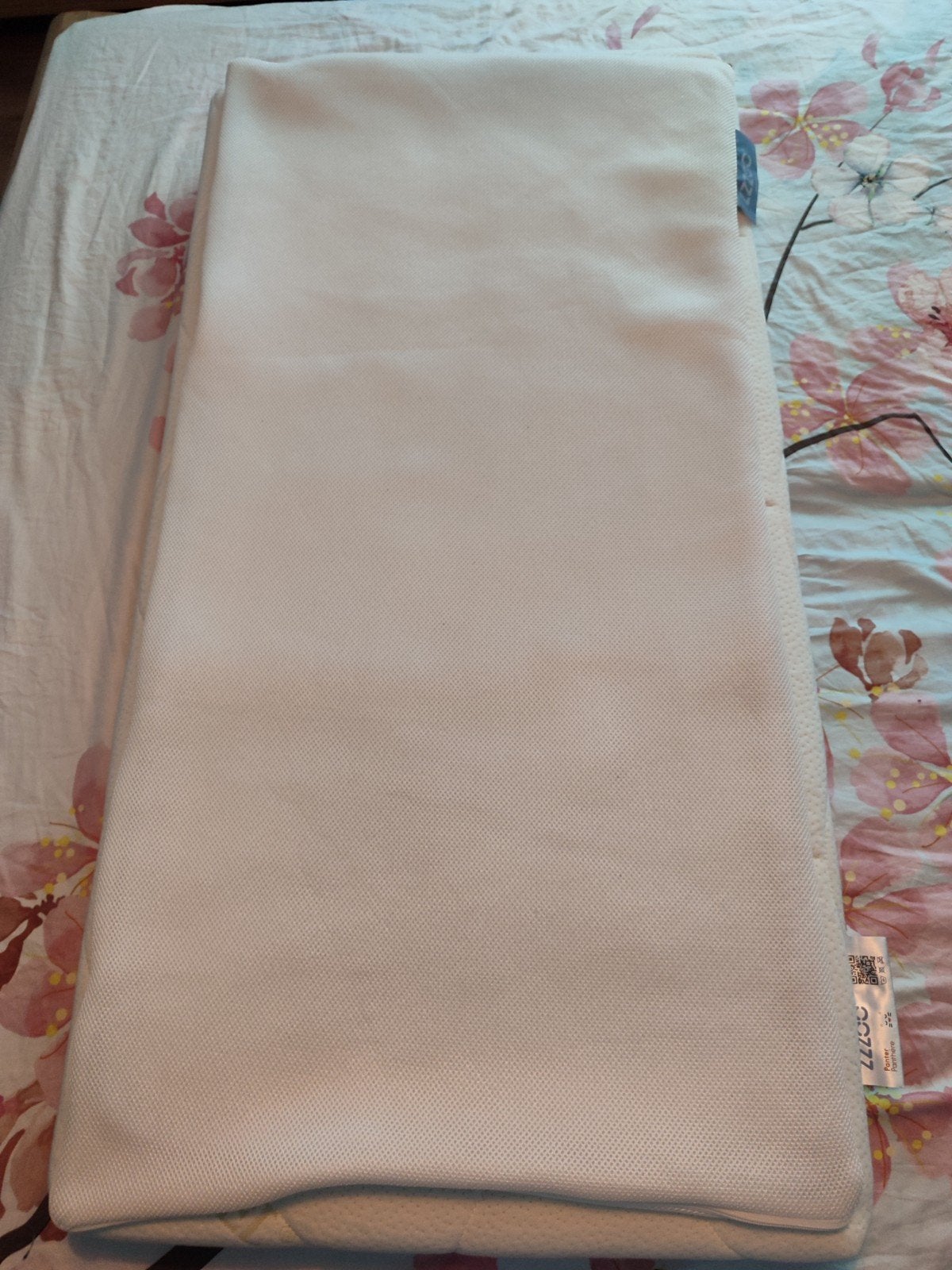 Ledikant Matras + topper ZZZOO airgosafe 60x120, Ophalen, Zo goed als nieuw, Matras, Overige maten