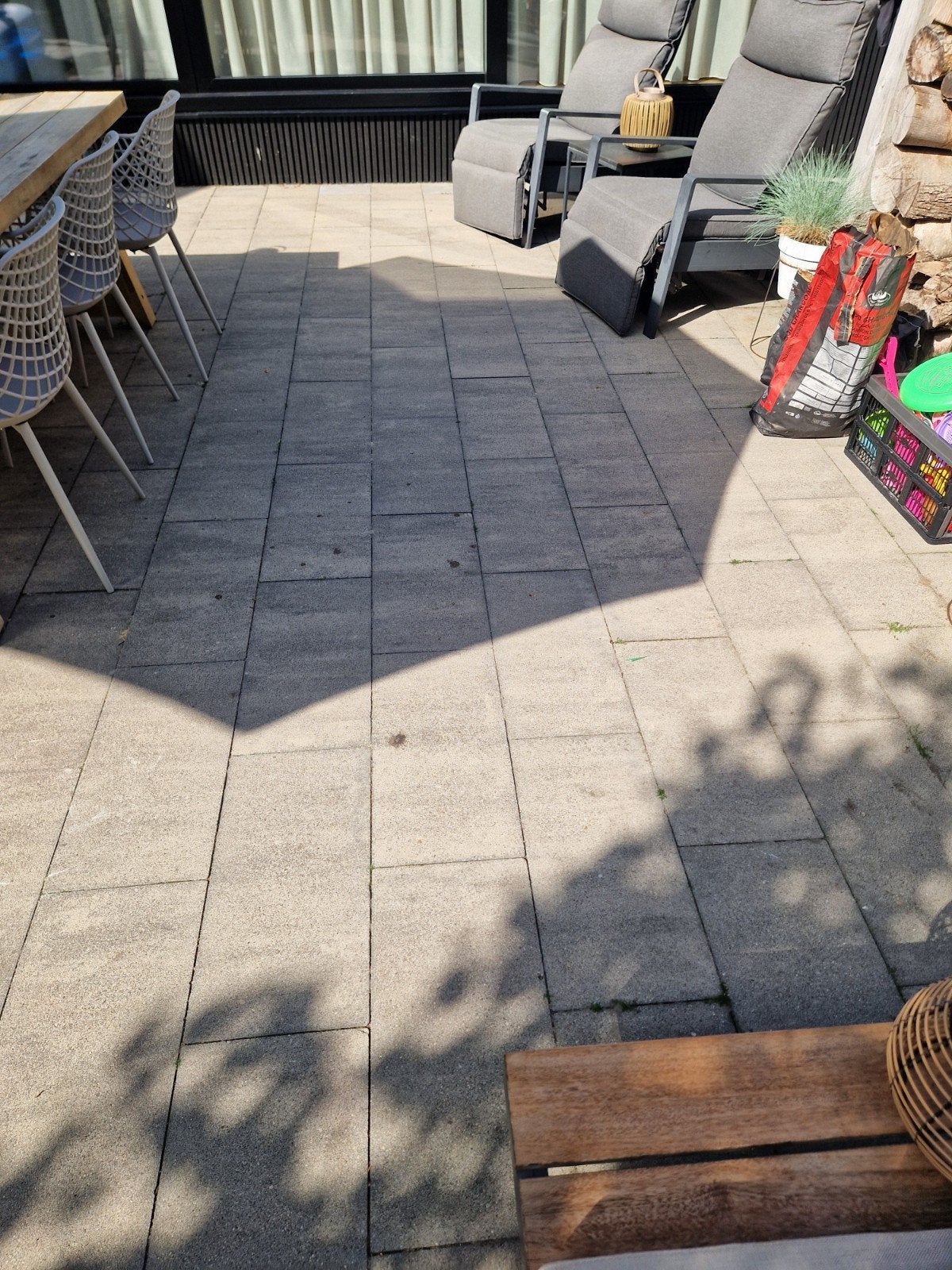 Tegels 60x30 25m2, Ophalen, Hout