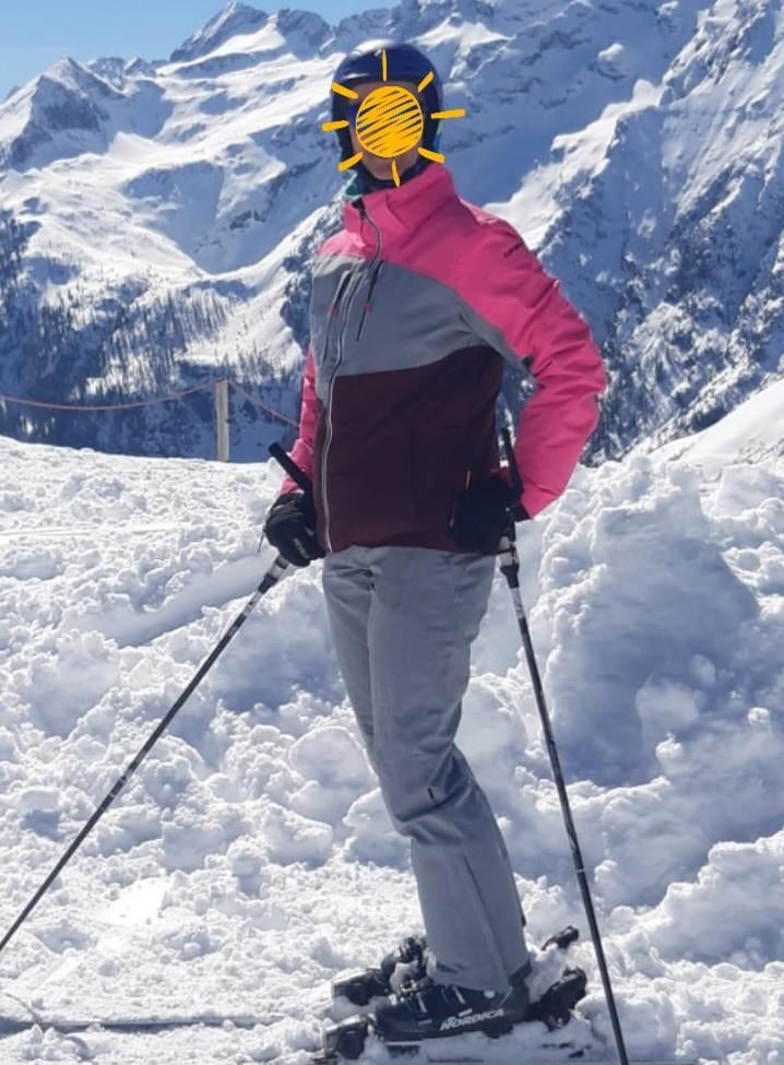 Icepeak ski-pak, maat 38 roze, grijs en bordeaux, Kleding | Dames, Wintersportkleding, Maat 38/40 (M), Icepeak, Ophalen of Verzenden