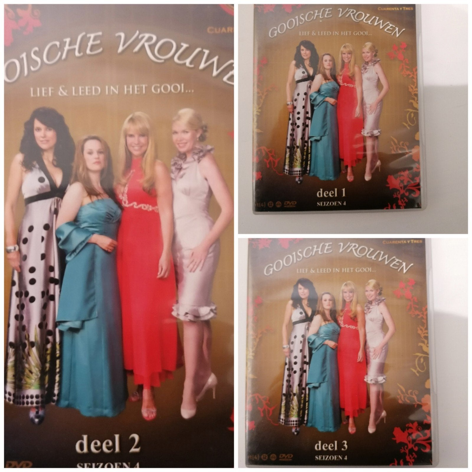 Gooische Vrouwen Seizoen 4 - Deel 1, 2 & 3 DVD Boxset, Gebruikt, Nederlands, Seizoen 4, Komedie