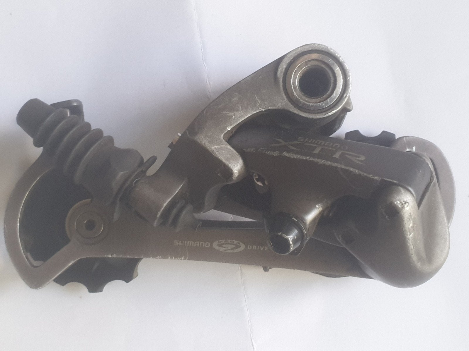 vintage Shimano XTR derailleur RD-M952 Mega 9 nieuwe pulleys, Fietsen en Brommers, Gebruikt, Ophalen of Verzenden, Derailleur of Ketting