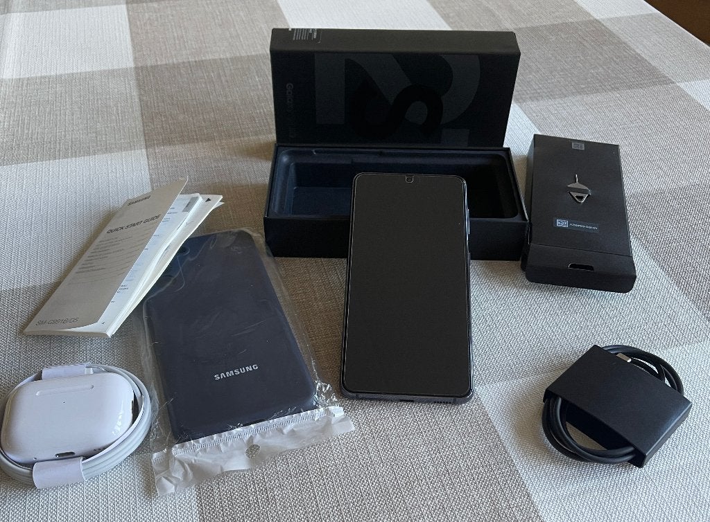Samsung Galaxy S21 5G met AirPods Pro, Telecommunicatie, Zwart, Ophalen of Verzenden, Zo goed als nieuw, Zonder simlock