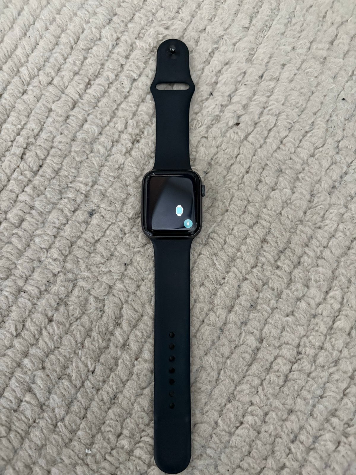 Apple Watch Series 5 44mm GPS, Sieraden, Tassen en Uiterlijk, Smartwatches, Ophalen, Gebruikt, Zwart, IOS