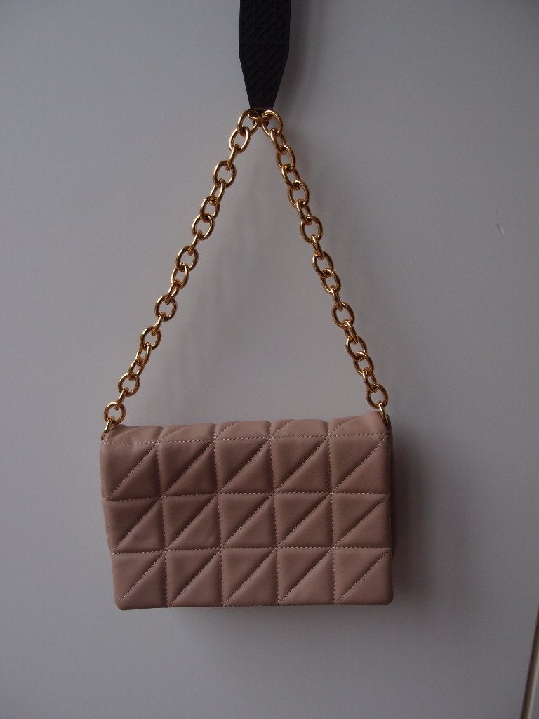 Leuke beige Shein dames hand damestas, Ophalen of Verzenden, Zo goed als nieuw, Roze, Handtas