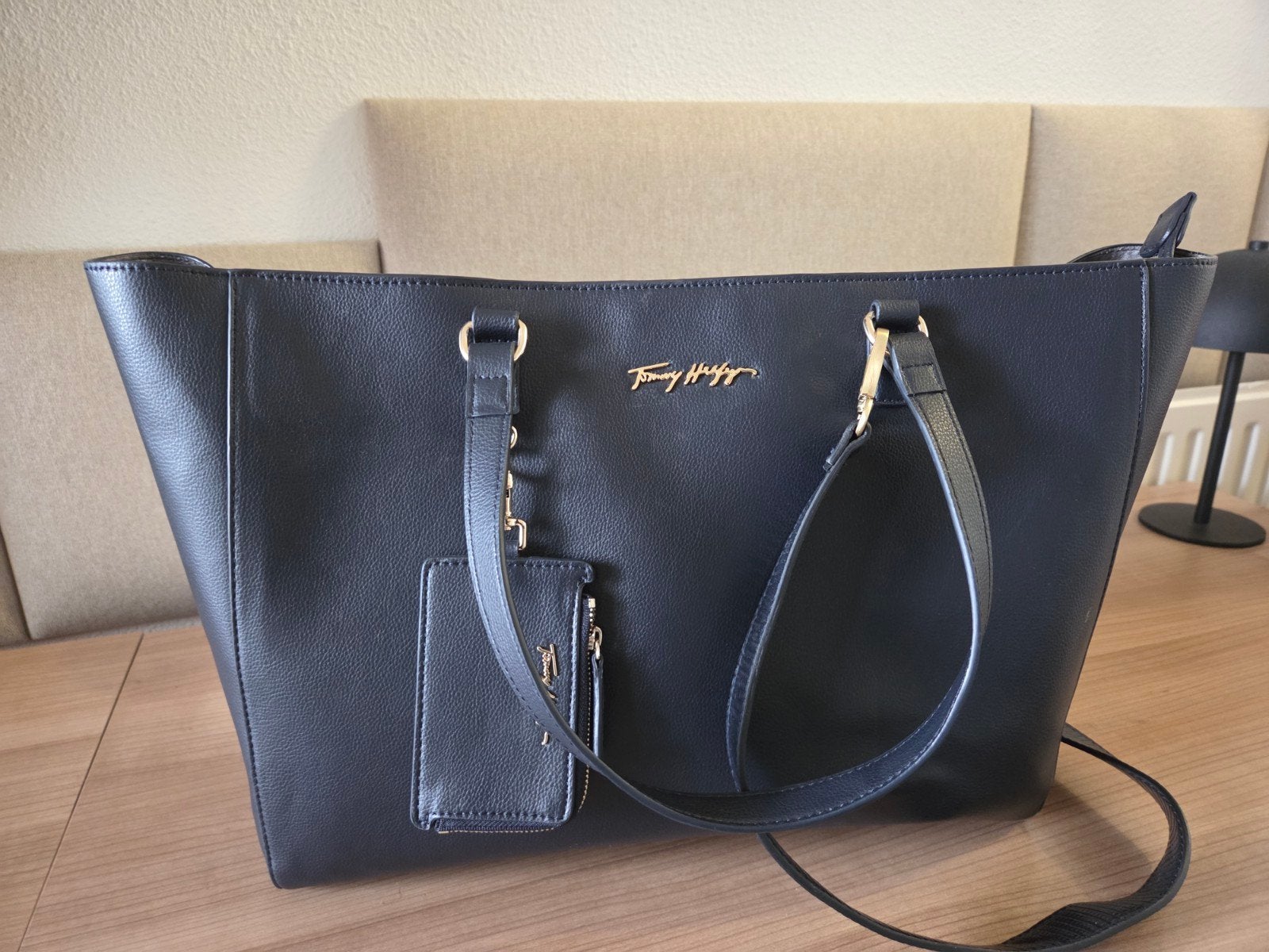 Tas Tommy Hilfiger, Ophalen, Zo goed als nieuw, Blauw, Handtas