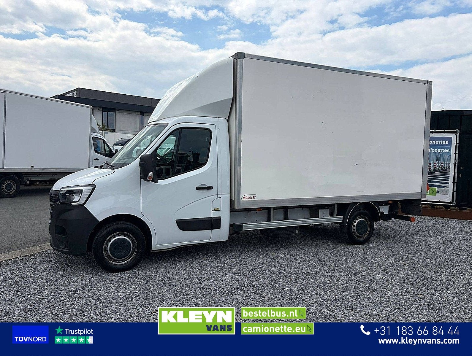 RENAULT MASTER 2.3 bakwagen laadklep!, Gebruikt, Euro 6, Overige kleuren, Renault