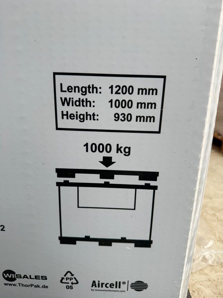 Foto 2 van opvouwbare palletbox palletbak magazijnbak per stuk