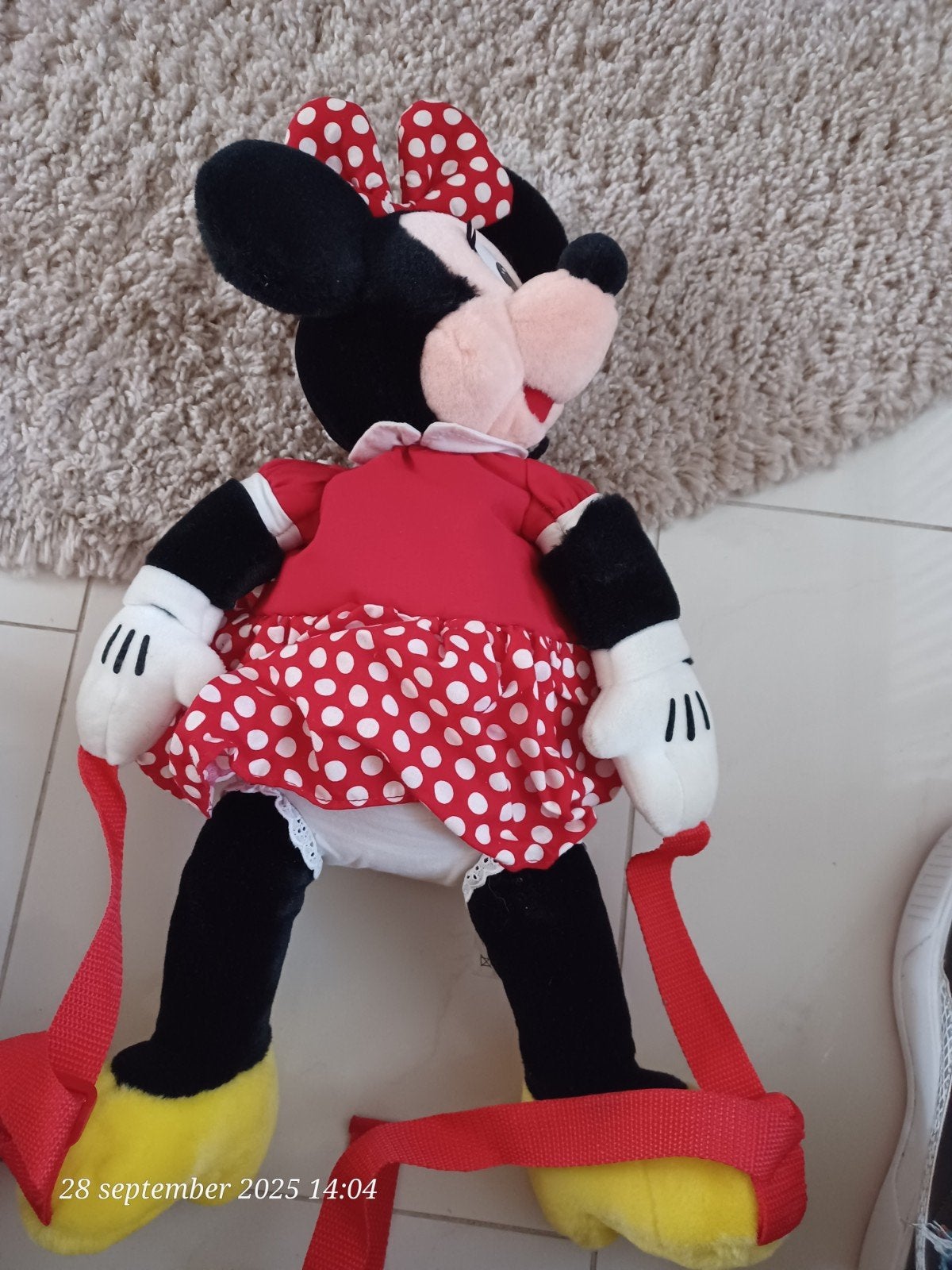 Disney  minnie mouse rugzak/rugtas 7,50€, Ophalen of Verzenden, Mickey Mouse, Gebruikt