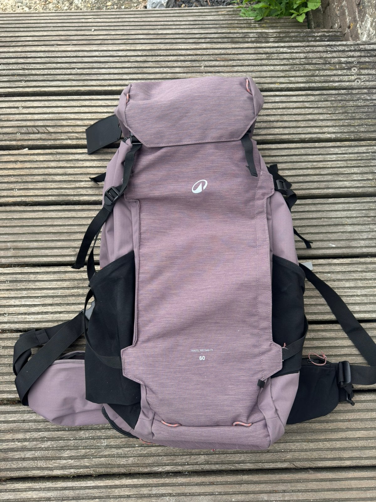 Decatlon Dames Rugzak Travel 900 60 + 6 liter, 40 cm of meer, Zo goed als nieuw, 60 cm of meer, Ophalen