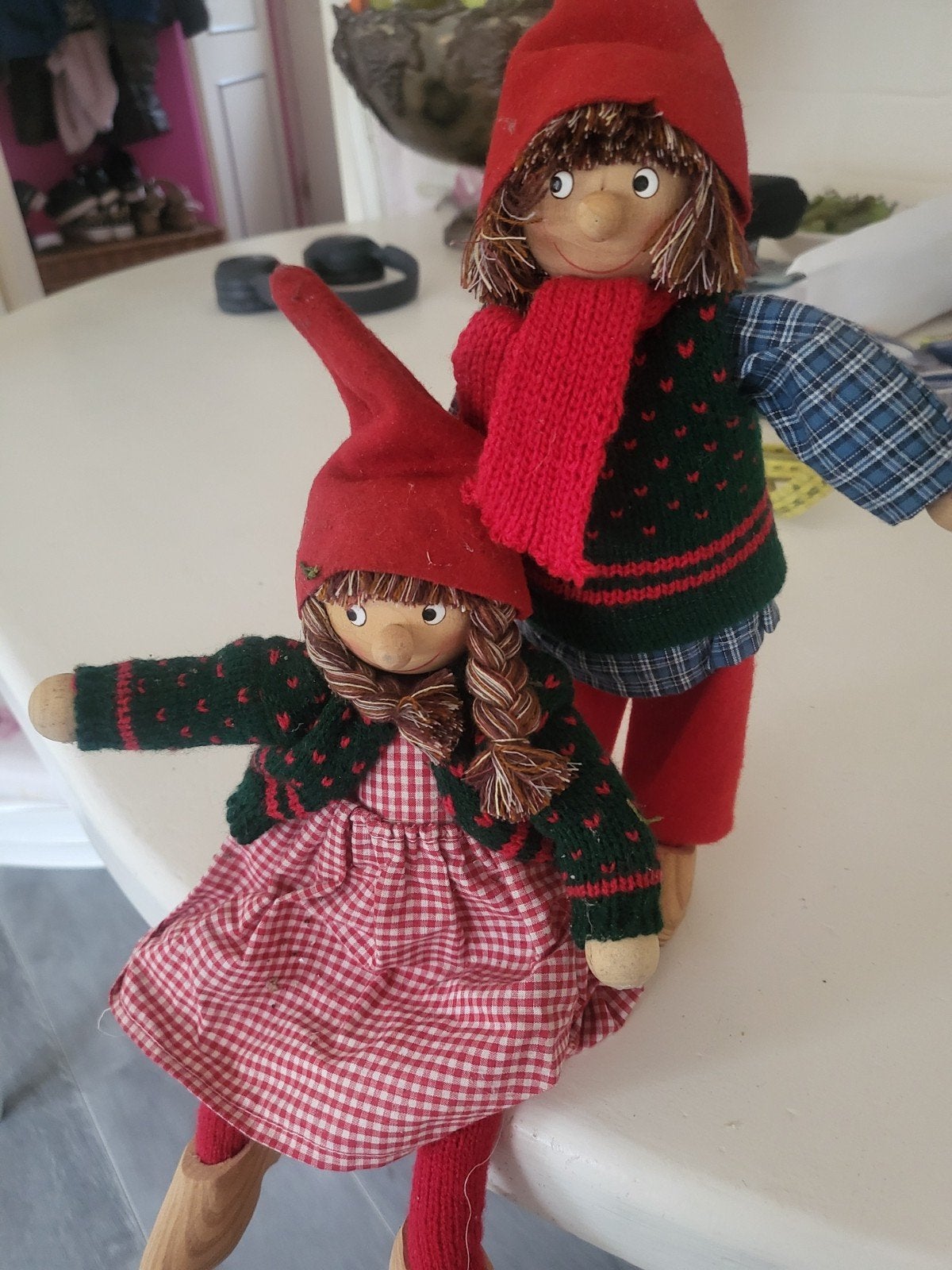 Scandinavische kerstpoppen, Ophalen of Verzenden, Zo goed als nieuw, Pop