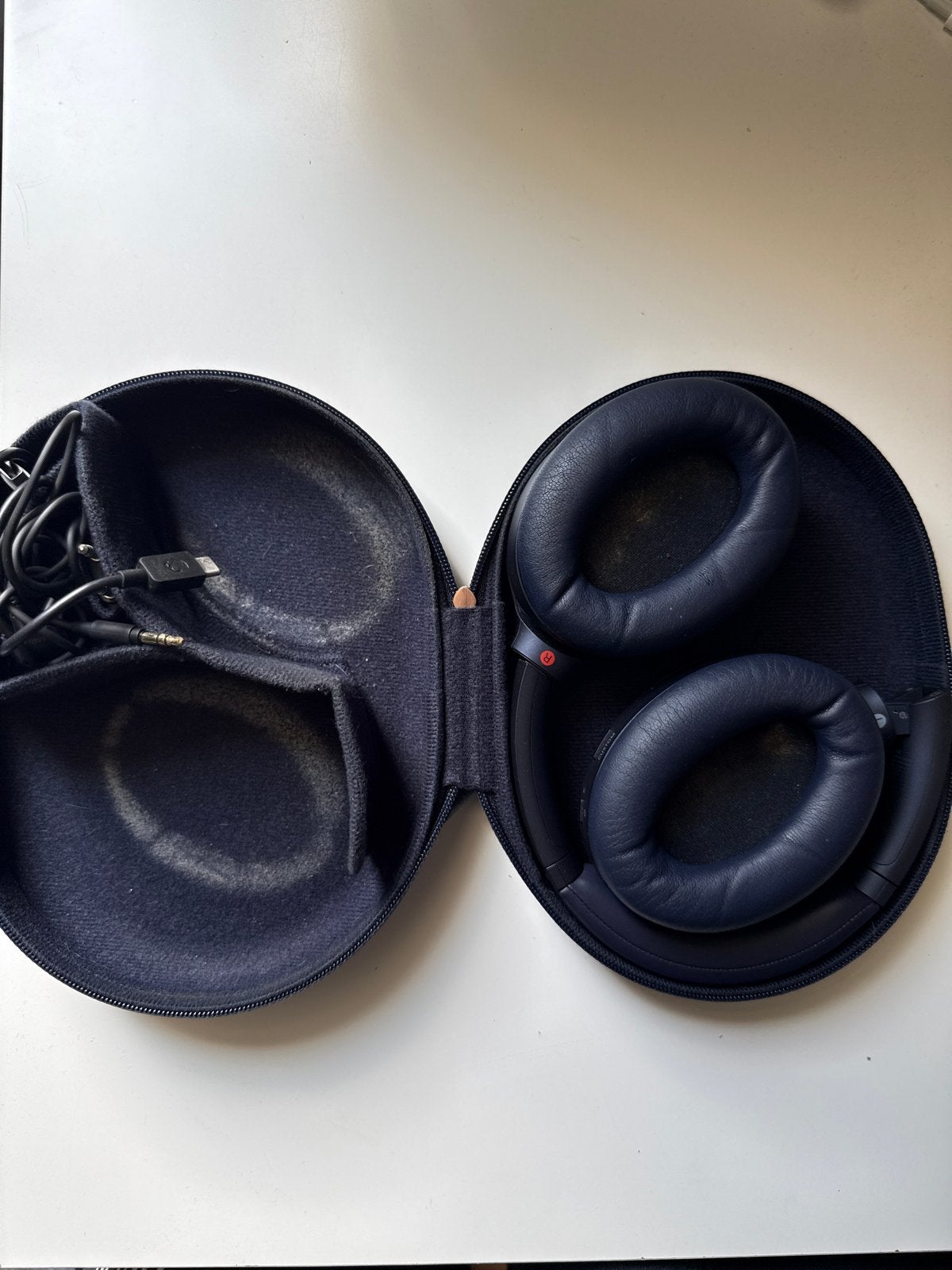 Sony WH-1000XM4 Noise Cancelling Koptelefoon Blauw, Gebruikt, Verzenden, Bluetooth, Blauw