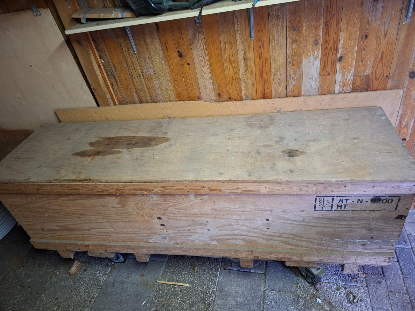 Houten opslagkist - Ideaal voor opslag, Doe-het-zelf en Verbouw, Ophalen, Gebruikt, 100 cm of meer, 60 cm of meer