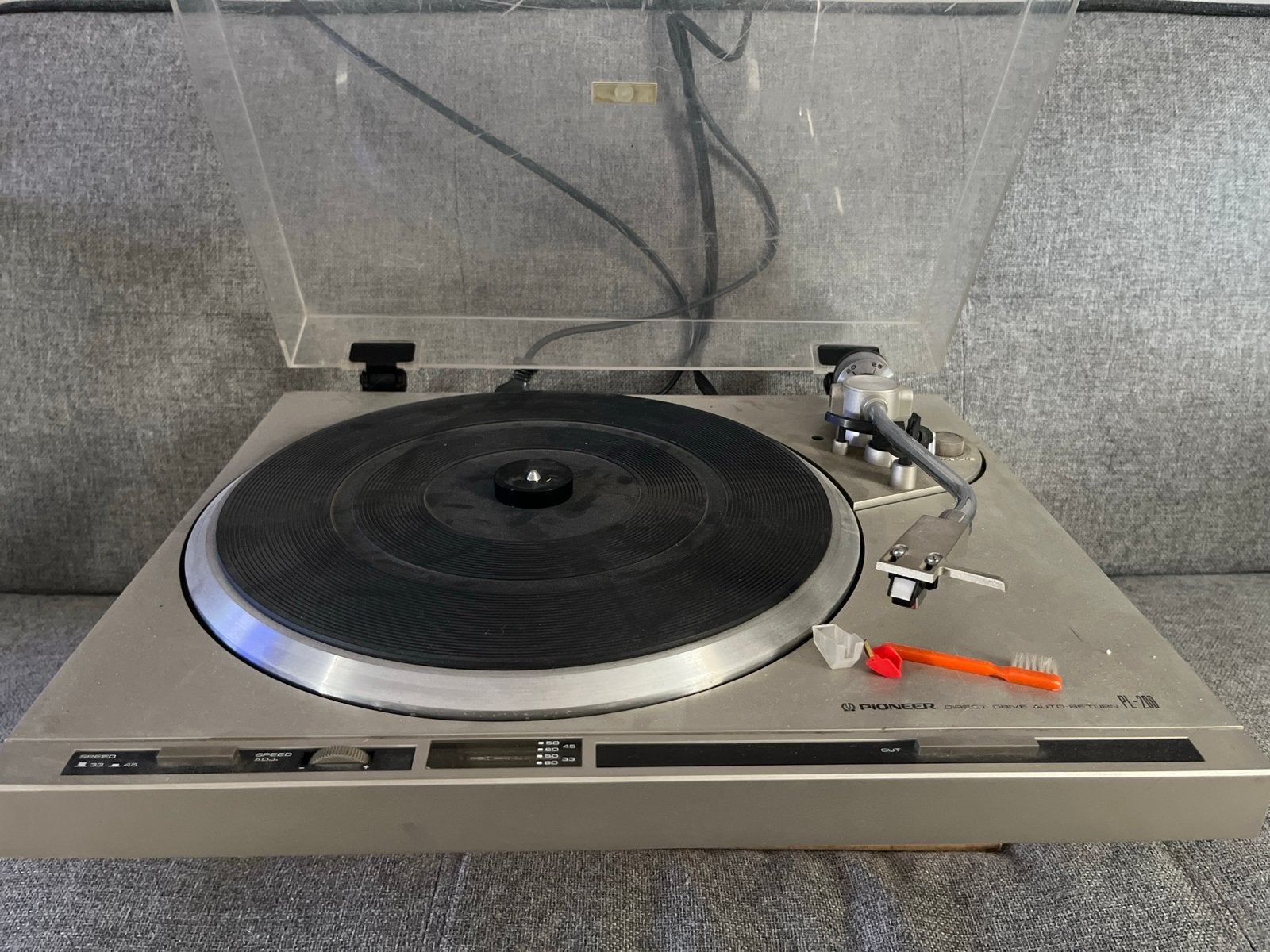 Pioneer PL-200 Direct Drive Auto Return Platenspeler, Ophalen, Gebruikt, Automatisch, Pioneer