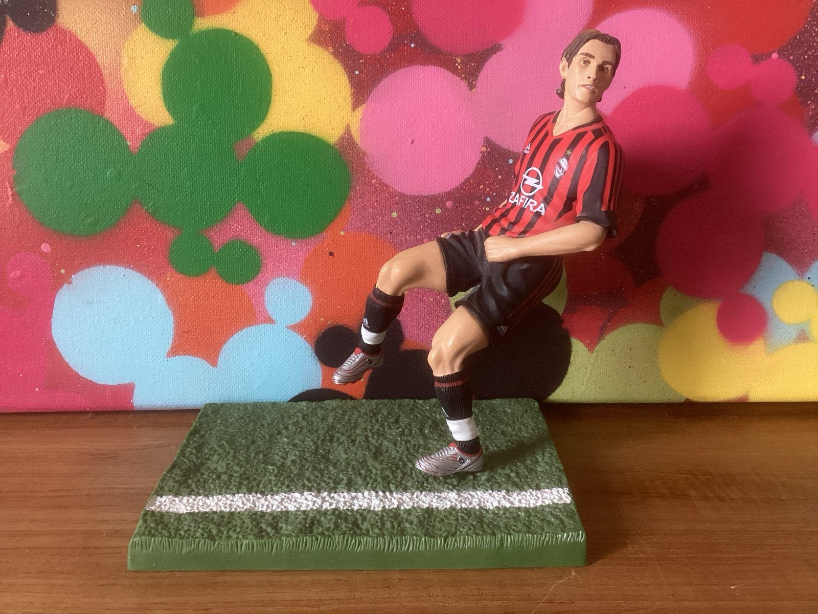 Voetbalbeeldje Andriy Shevchenko AC Milan, Ophalen of Verzenden, Gebruikt, Buitenlandse clubs, Beeldje of Poppetje