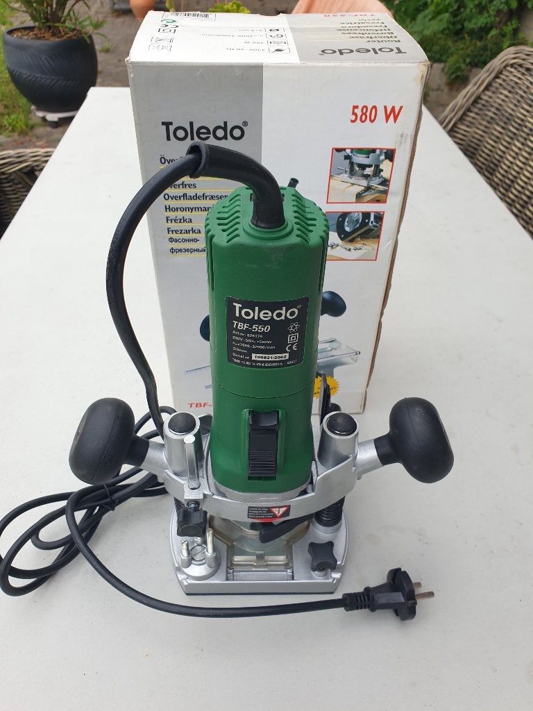 Boven-freesmachine, nieuw in doos, nooit gebruikt, Doe-het-zelf en Verbouw, Parkside, Toledo, Nieuw, Ophalen of Verzenden, Bovenfrees