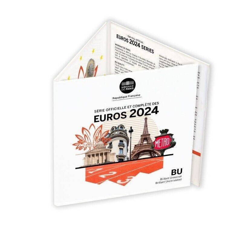 BU set Frankrijk 2024 Blister - 1 cent t/m 2 euro, Postzegels en Munten, Verzenden, Frankrijk, Overige waardes, Setje