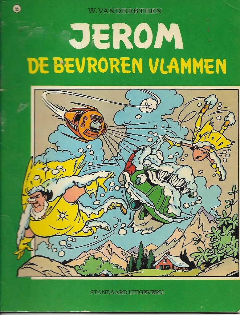 Jerom - Nr. 55: De bevroren vlammen, Eén stripboek, Verzenden, Gelezen