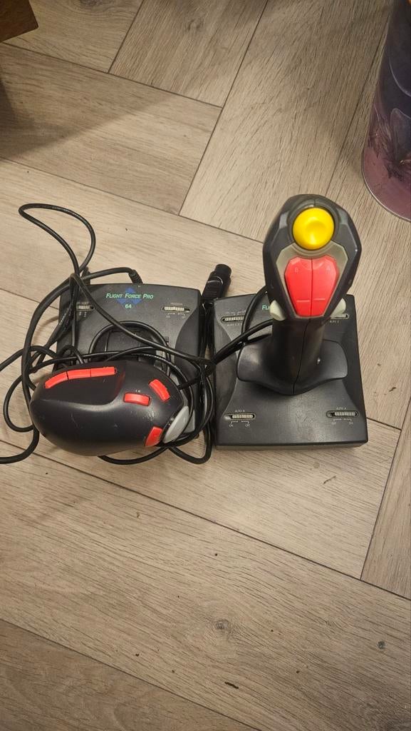 Flight Force Pro 64 Joystick & Muis voor Nintendo 64, Spelcomputers en Games, Ophalen of Verzenden, Gebruikt, Nintendo 64, Overige controllers