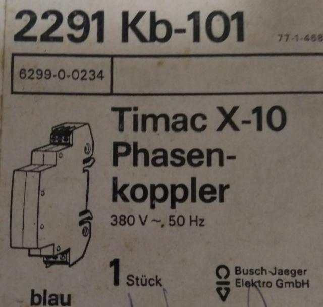 Busch Jaeger Timac X10 coupler 2291 kb-101, Ophalen of Verzenden
